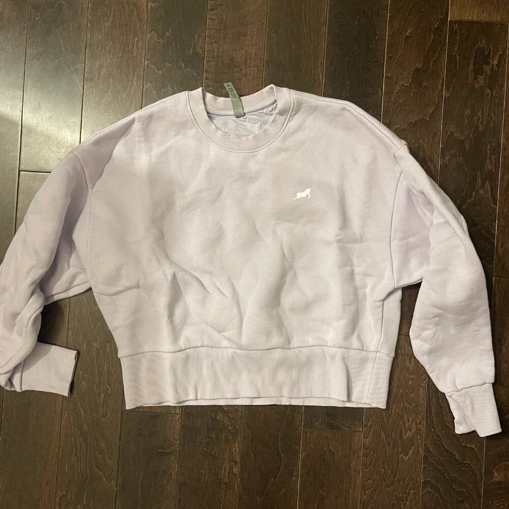 Lavender Thick Fleece Sweatshirt